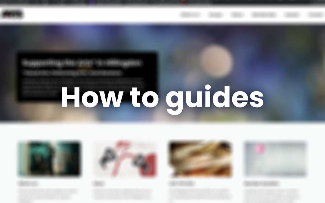 Website How-To Guides